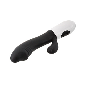 Вибратор Devi с двойной стимуляцией (на батарейках)